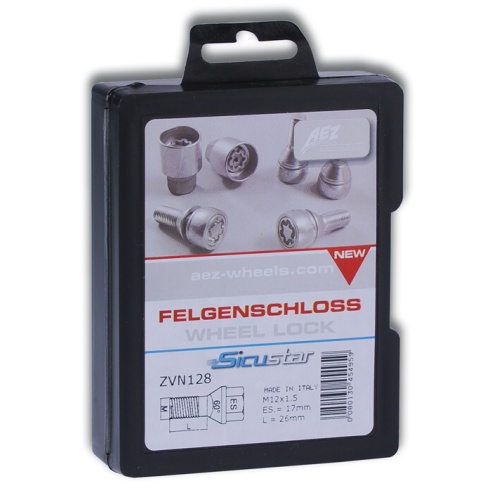 Zajišťovací šrouby SICUSTAR M14x1,5x50mm, koule R13, klíč 17