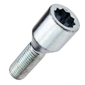 Kolový šroub M12x1,25x40, kužel s vnitřním mnohohranem, průměr hlavy 20, pozink