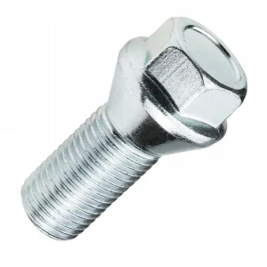 Kolový šroub M12x1,5x19mm, kužel 60° s krátkou hlavou, klíč 17, pozink