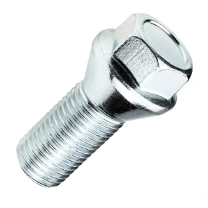 Kolový šroub M12x1,5x21mm, kužel 60° s krátkou hlavou, klíč 17, pozink