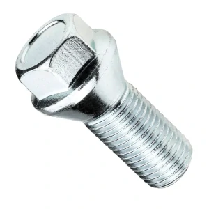 Kolový šroub M14x1,5x21mm, kužel 60° s krátkou hlavou, klíč 17, pozink