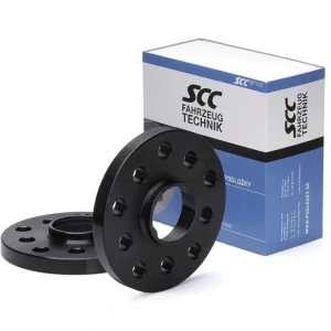 Rozšiřovací podložka 5x112/5x100, střed 57,1, šíře 20mm, sada 2ks, barva černá