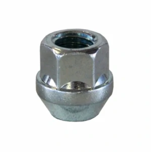 Matice na kola M12x1,25mm, dosedací plocha kužel, otevřená, klíč 19, pozink