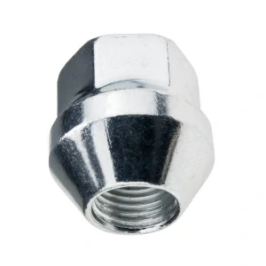Kolová matice M12x1,25mm, dosedací plocha kužel, otevřená, klíč 19, pozink