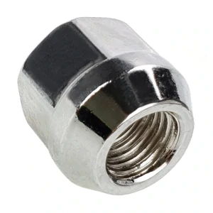 Kolová matice M14x1,5mm, dosedací plocha kužel, otevřená, klíč 19, pozink
