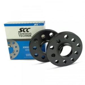 Rozšiřovací podložka 5x100/5x112, střed 57,1 šíře 18mm, sada 2 ks, barva černá