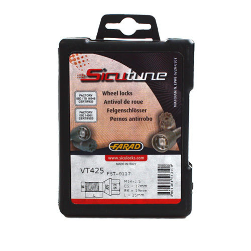 Zajišťovací šrouby SICUTUNE M14x1,5x25mm, kužel, klíč 17/19