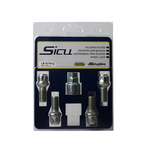 Zajišťovací šrouby SICU M14x1,5x27mm, kulová R13, klíč 17/19