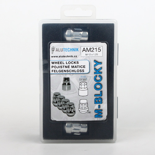 Zajišťovací matice M-BLOCKY M12x1,25mm, zavřená, kužel, klíč 19/21