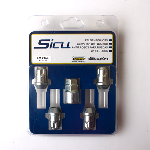 Zajišťovací matice SICU M12x1,25mm, kužel, zavřená, klíč 19/21