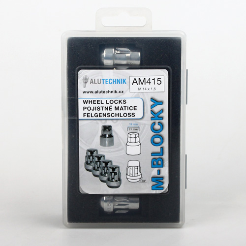 Zajišťovací matice M-BLOCKY M14x1,50mm, zavřená, kužel, klíč 19/21