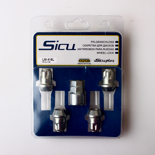 Zajišťovací matice SICU M14x1,5mm, kužel, zavřená, klíč 19/21