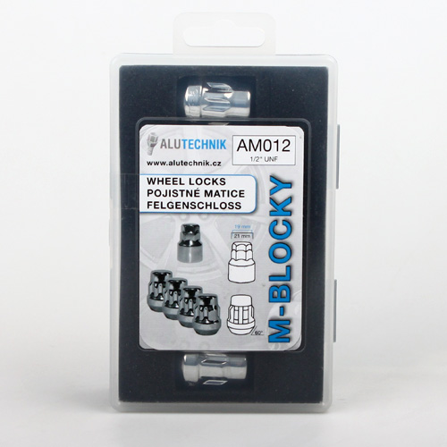 Zajišťovací matice M-BLOCKY 1/2 UNF zavřená; kužel, klíč 19/21
