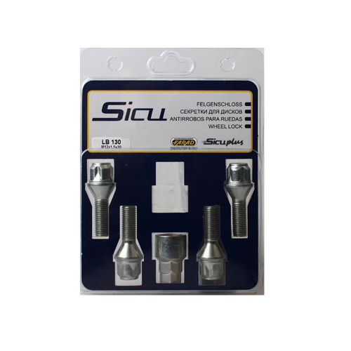 Zajišťovací šrouby SICU M12x1,5x30mm, kužel, klíč 17/19