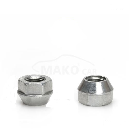 Matice na kola ATV (čtyřkolky) M10x1,25 kužel, klíč 17, výška 16 mm, otevřená