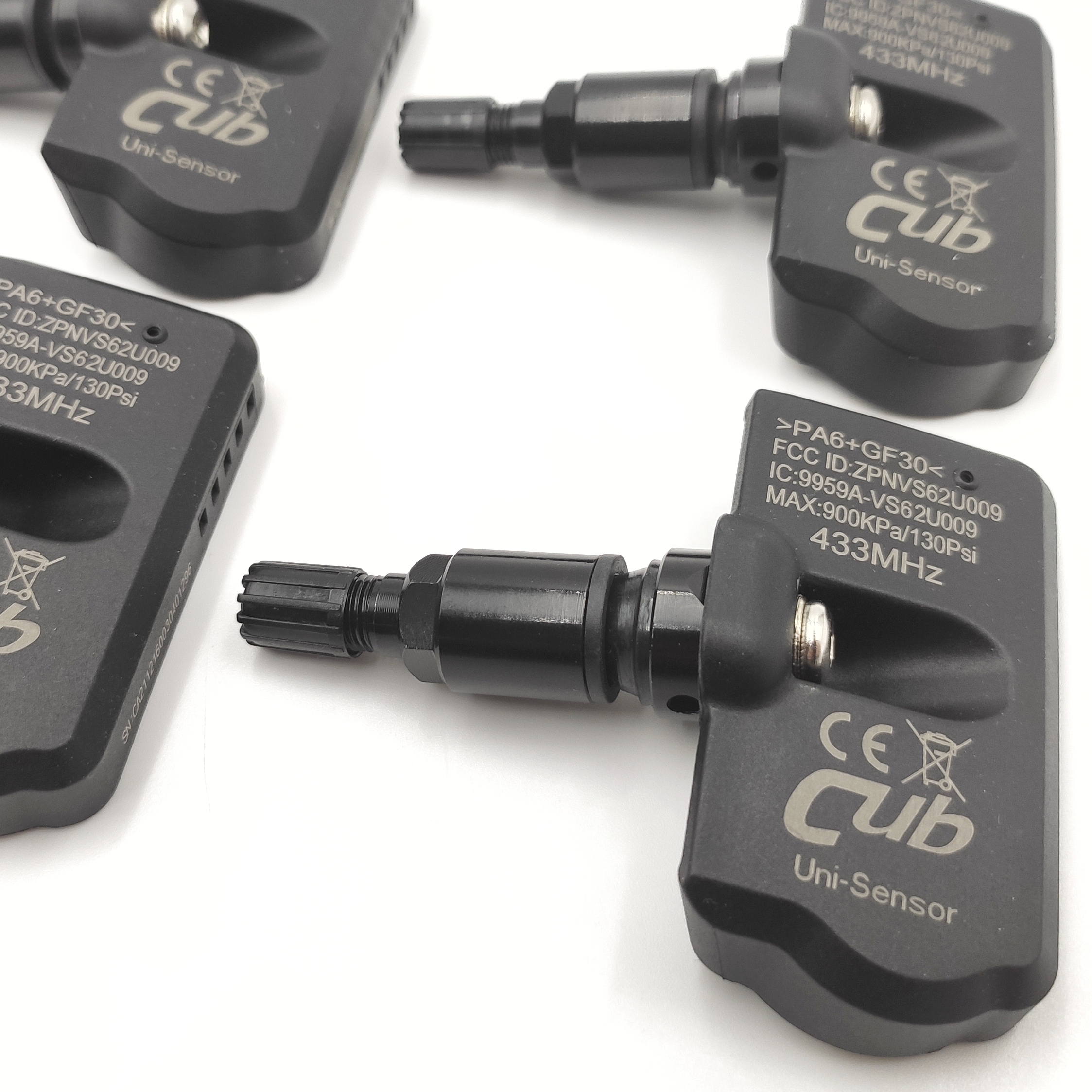 VÝPRODEJ: TPMS senzor tlaku pneumatik CUB EU 433 MHz programovatelný, Jeep Wrangler, Gladiator r.v.22-, sada 4ks