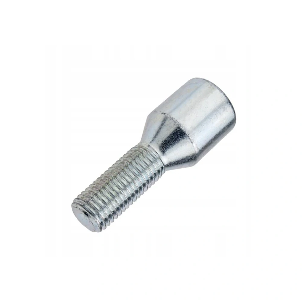 Kolový šroub M14x1,25x27, kužel s vnitřním mnohohranem, průměr hlavy 20, pozink