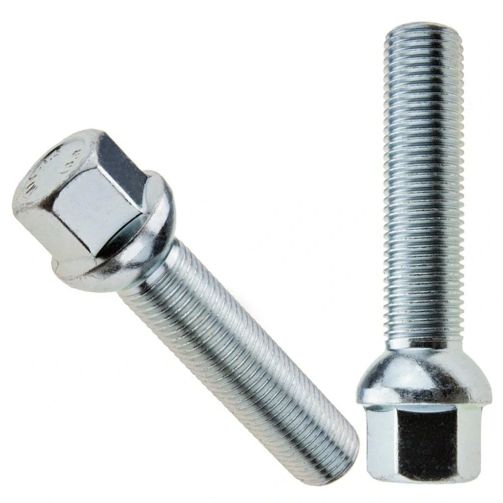 Kolový šroub M14x1,5x60mm, dosedací plocha koule R14, klíč 17, pozink