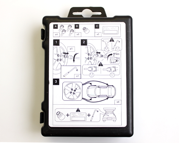 Zajišťovací šrouby SICUBLOC M12x1,25x22mm, kužel, klíč 17