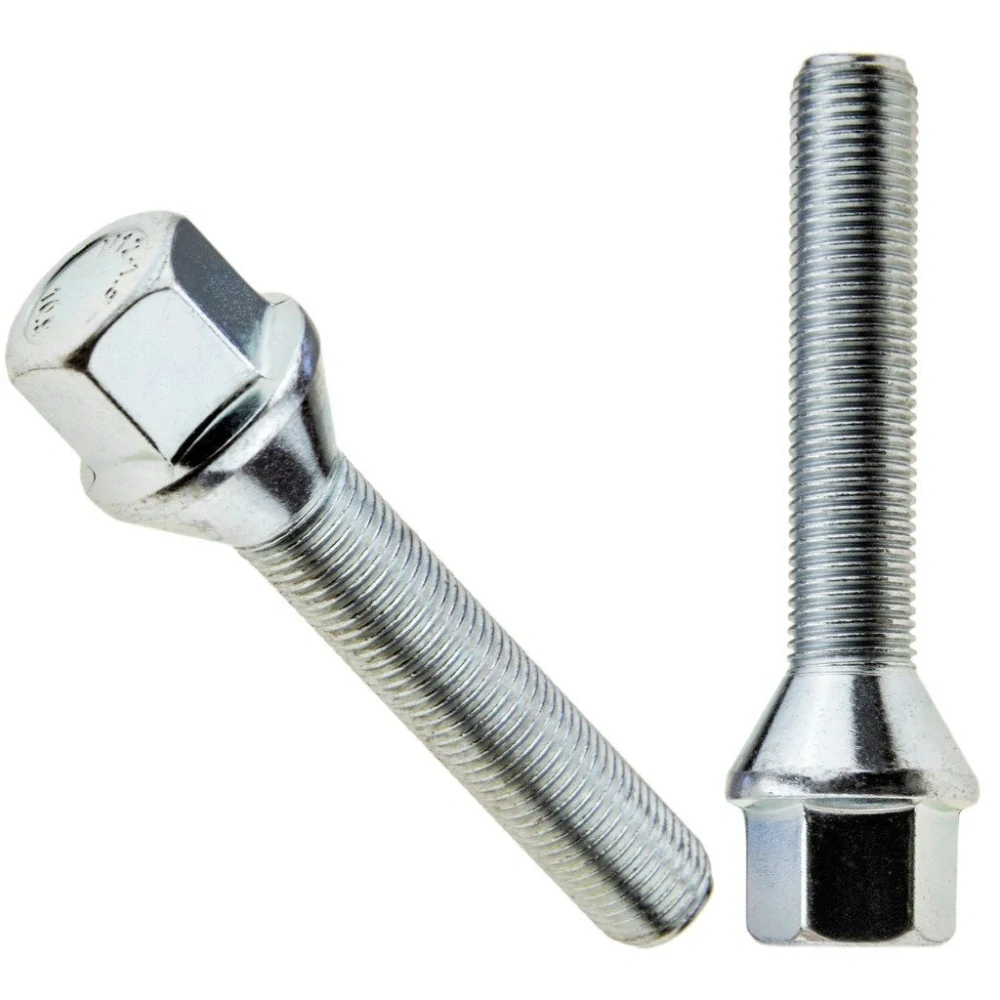 Kolový šroub M12x1,25x60mm, dosedací plocha kužel, klíč 17, pozink