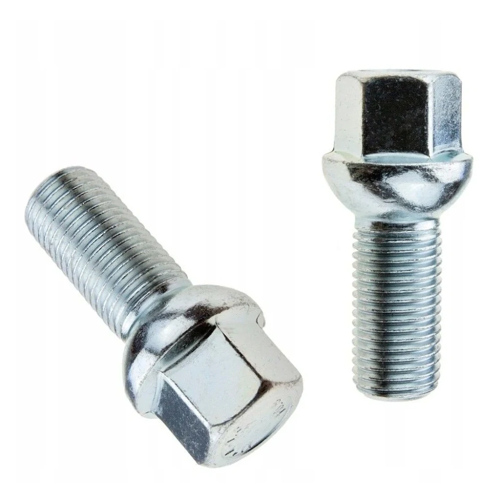 Kolový šroub M14x1,5x30mm, dosedací plocha koule R12, klíč 17, pozink