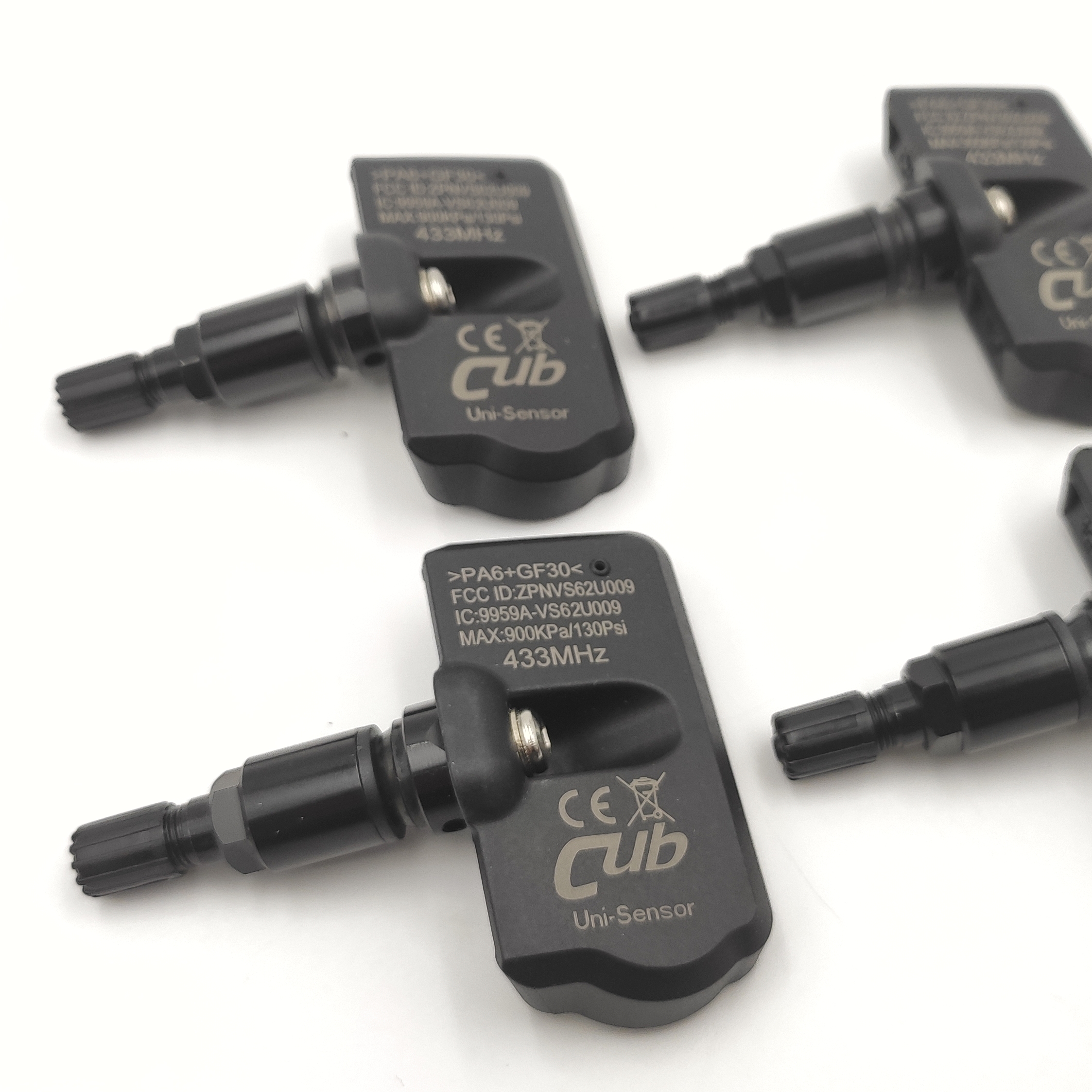 VÝPRODEJ: TPMS senzor tlaku pneumatik CUB EU 433 MHz programovatelný, Jeep Wrangler, Gladiator r.v.22-, sada 4ks