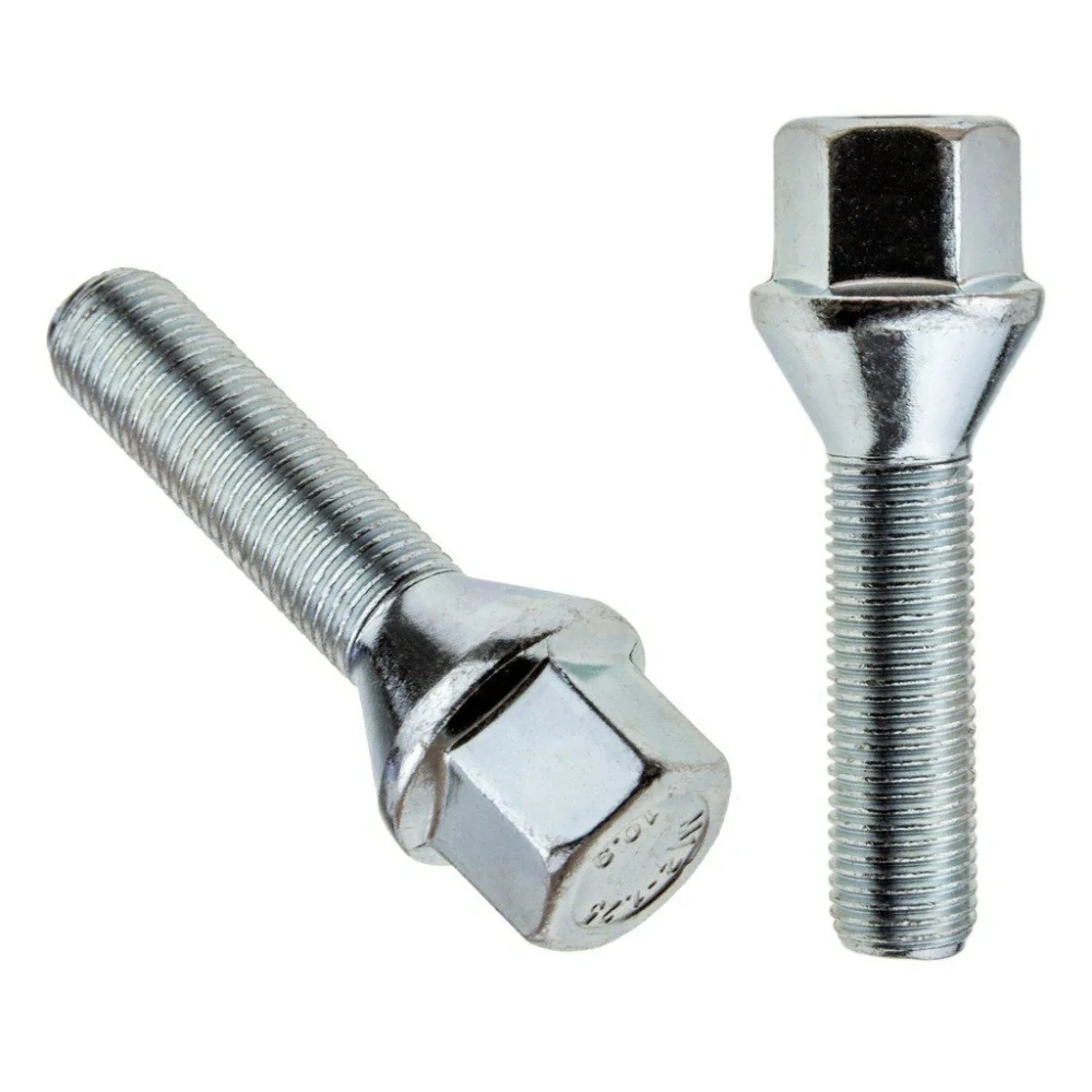 Kolový šroub M12x1,25x34mm, dosedací plocha kužel, klíč 17, pozink