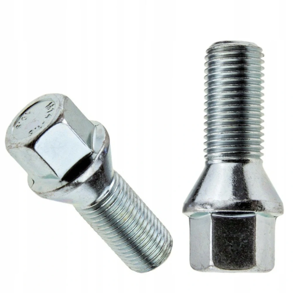 Kolový šroub M14x1,25x33mm, dosedací plocha kužel, klíč 17, pozink