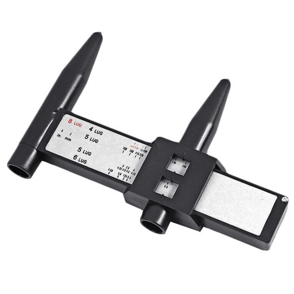 Měrka roztečí šroubů 4-6 dírových disků kol