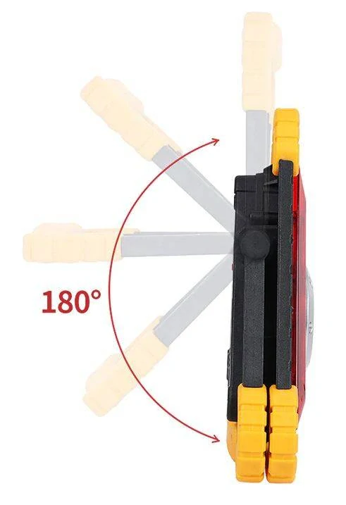 LED svítilna - baterka, 3x LED výstražný trojúhelník s powerbankou a solárním panelem