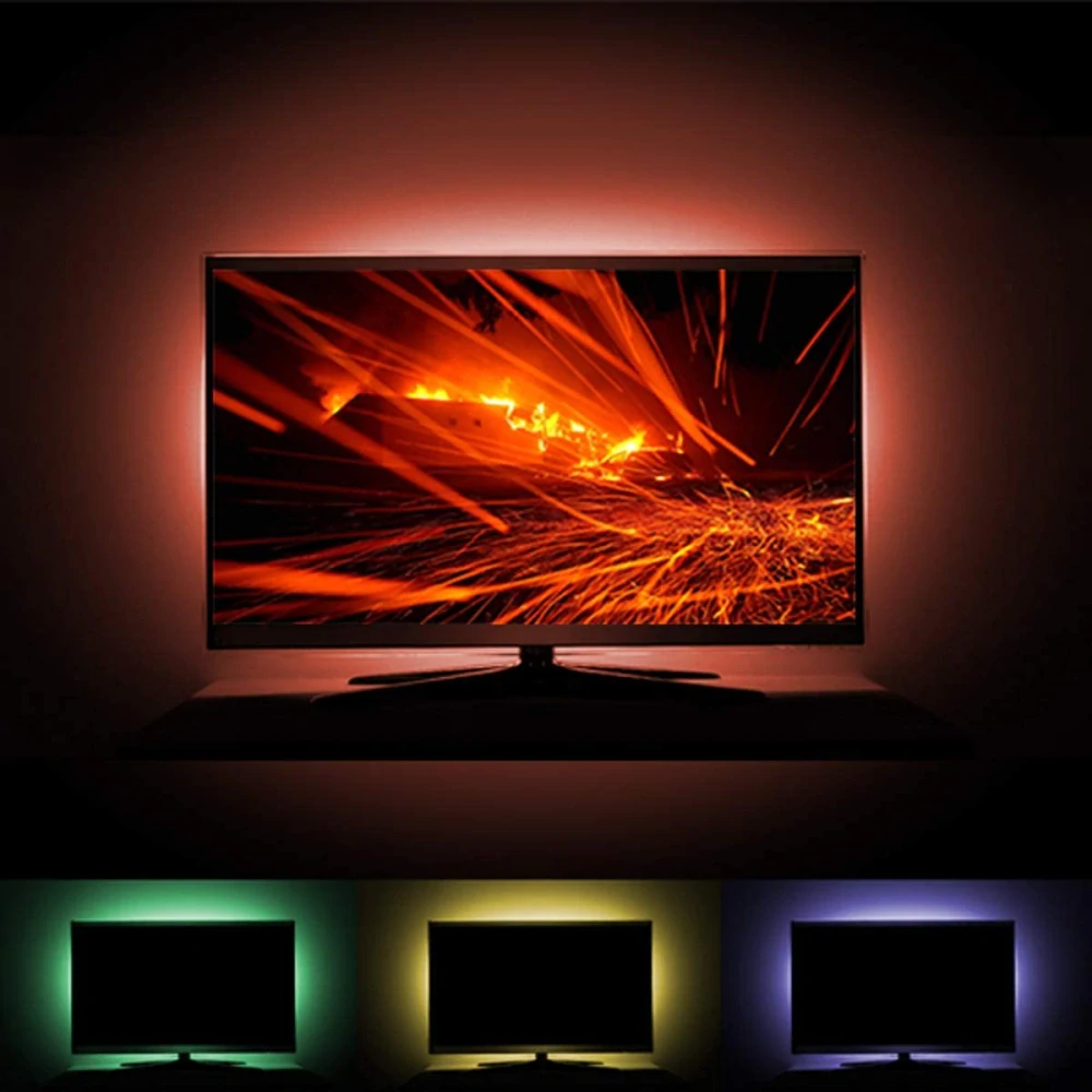 VÝPRODEJ - LED RGB pásek za TV a PC, délka 5m