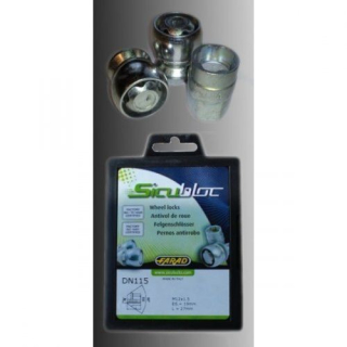 Zajišťovací matice SICUBLOC M14x1,50mm, kužel, zavřená, velikost klíče 19